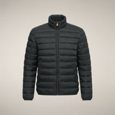 Herren-Steppjacke Laurent in Grün-Schwarz | Save The Duck