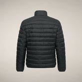 Herren-Steppjacke Laurent in Grün-Schwarz | Save The Duck