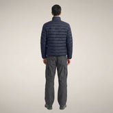 Herren-Steppjacke Laurent in Blau-Schwarz | Save The Duck