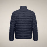 Herren-Steppjacke Laurent in Blau-Schwarz | Save The Duck