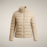 Piumino donna Susy beige pietra - FW26 Completa | Save The Duck