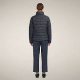 Damen-Steppjacke Susy in Blau-Schwarz - Damen Animal Free Steppjacken | Save The Duck