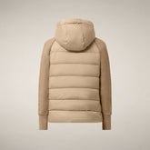 Doudoune pour femme modèle Priska beige pierre - Fashion | Save The Duck