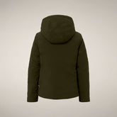 Veste pour femme modèle Portia vert terre | Save The Duck