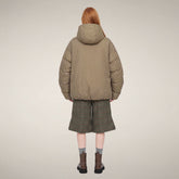 Piumino donna Aline beige pietra | Save The Duck