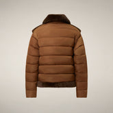 Women's Puffer Jacket Hana in Soil Brown - Preview FW26 Woman | Save The Duck