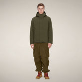 Herren-3-in-1-Parka Torvin Combined in Schlangengrün | Save The Duck