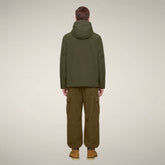 Herren-3-in-1-Parka Torvin Combined in Schlangengrün | Save The Duck