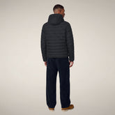 Men's Reversible Puffer Jacket Ezra in Brown Black | Save The Duck