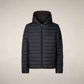 Men's Reversible Puffer Jacket Ezra in Brown Black - Generic | Save The Duck