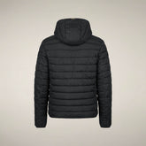 Men's Reversible Puffer Jacket Ezra in Brown Black | Save The Duck