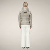 Women's Puffer Jacket Daisy in Rainy Beige | Save The Duck