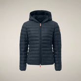 Women's Puffer Jacket Daisy in Blue Black - Preview FW26 Woman | Save The Duck