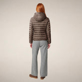 Damen-Steppjacke Alexis in Schlammgrau | Save The Duck