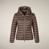 Damen-Steppjacke Alexis in Schlammgrau | Save The Duck