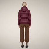Damen-Steppjacke Alexis in Weinrot | Save The Duck