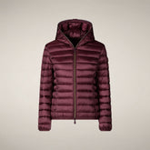 Damen-Steppjacke Alexis in Weinrot | Save The Duck