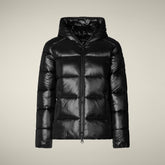 Piumino donna animal-free Lois nero - Short puffer jackets | Save The Duck