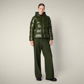 Piumino donna animal-free Lois verde bosco - Piumini Donna Animal-Free | Save The Duck