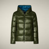 Piumino donna animal-free Lois verde bosco - Piumini Donna Animal-Free | Save The Duck