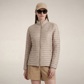 Damen-Steppjacke Andreina in Sandbeige | Save The Duck