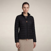 Women's puffer jacket Carly in black | Save The Duck