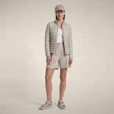 Piumino animal free donna Carly Beige chiaro - Piumini Donna Animal-Free | Save The Duck