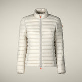Piumino animal free donna Carly Beige chiaro - Short puffer jackets | Save The Duck