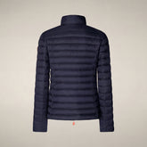 Women's puffer jacket Carly in navy blue - LAYERING | Save The Duck