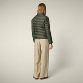 Piumino donna animal-free Carly verde terra - Piumini Donna Animal-Free | Save The Duck