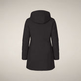 Women's Padded Coat Rachel in Brown Black - Collection Icon | Save The Duck