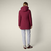 Parka donna animal free Rachel bordeaux - Parka donna | Save The Duck