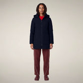 Damen-Steppmantel Rachel in Marineblau - Collection Icon | Save The Duck