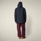 Giacca uomo animal free Sesle blu nero - Impermeabili Uomo | Save The Duck