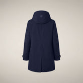 Imperméable pour femme modèle Embie bleu nuit - Imperméables Femme | Save The Duck