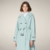 Trench donna Livia azzurro isola | Save The Duck