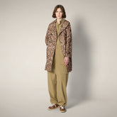 Women's Raincoat Tecla with leopard print - Woman | Save The Duck