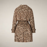 Women's Raincoat Tecla with leopard print - Woman | Save The Duck