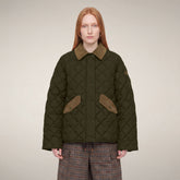 Piumino donna Jodie grigio canna di fucile | Save The Duck