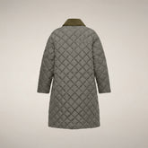 Damen-Steppmantel Sadie in Anthrazitgrau - FW26 Woman | Save The Duck