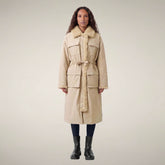 Impermeabile donna Shayla beige pietra | Save The Duck