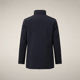 Herren-Regenmantel Blaise in Blau-Schwarz - Produkte | Save The Duck