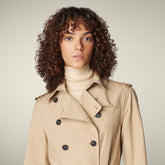 Trench donna Audrey beige stardust - Icons Donna | Save The Duck
