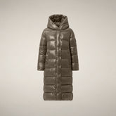 Damen-Steppmantel Saskia in Anthrazitgrau - FW26 Woman | Save The Duck