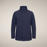 Herren-3-in-1-Mantel Vintrad Combined in Marineblau | Save The Duck
