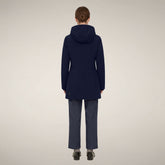 Women's Coat Ashley in Navy Blue | Save The Duck