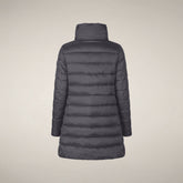Damen-Steppmantel Lydia in Ebenholzgrau - Gallery FW26 | Save The Duck