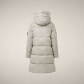 Damen-Steppmantel Isabel in Rainy Beige | Save The Duck
