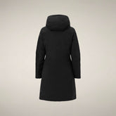 Manteau matelassé pour femme modèle Leandra noir | Save The Duck