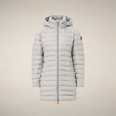 Women's Puffer Jacket Carol in Frozen Grey - Preview FW26 Woman | Save The Duck